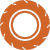 Icon orange pneu